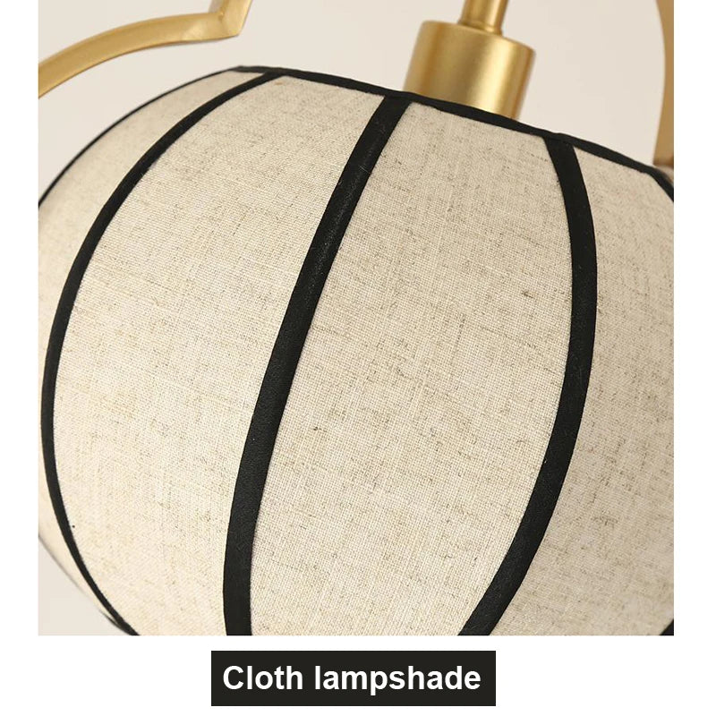 Afralia™ Chinese Teahouse Lantern Chandelier Creative Cloth Lamps for Dining Room Bedroom Hotel