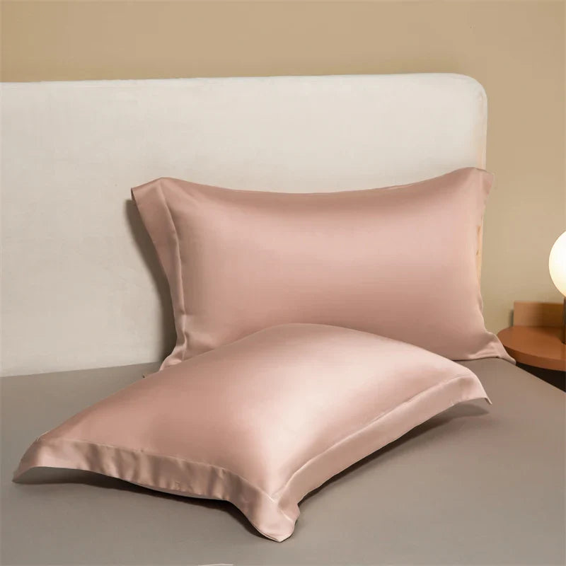 Afralia™ Egyptian Cotton Pillowcase Set - Solid Color Pillow Shams Covers