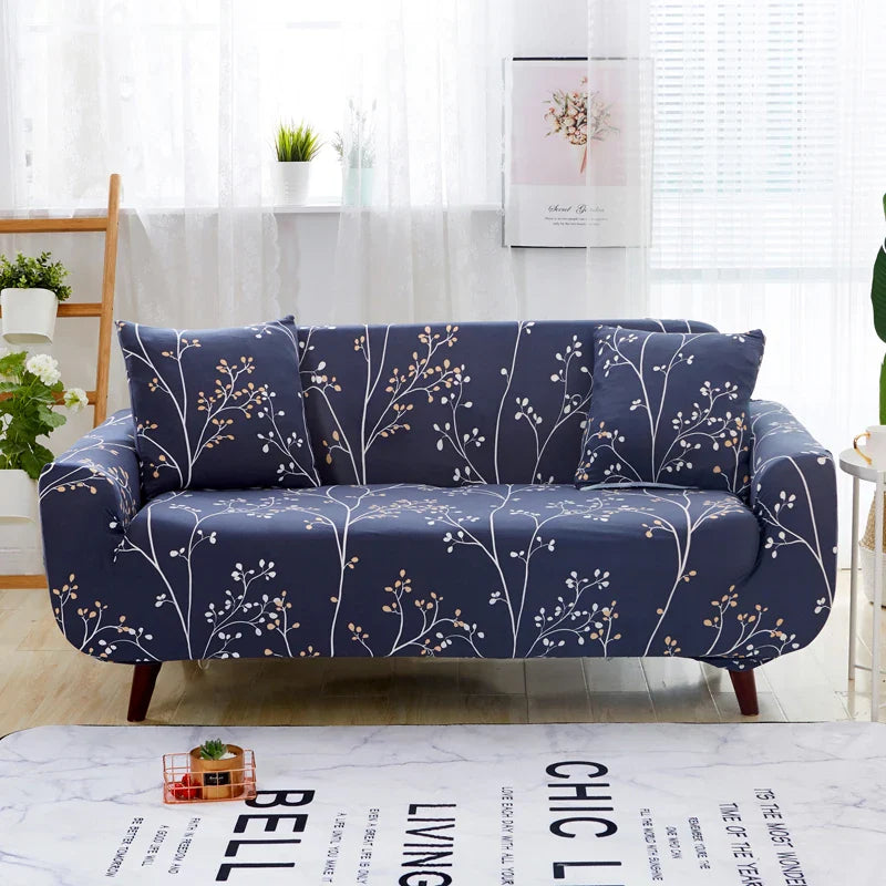 Afralia™ Stretch Sofa Cover Slipcover for 3 Seater Couch - Print Protector