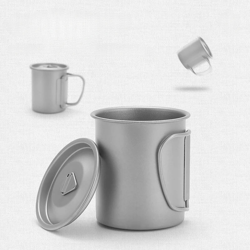 Afralia™ Titanium Coffee Cup for Camping and Home - Original Espresso Latte Beer Mug