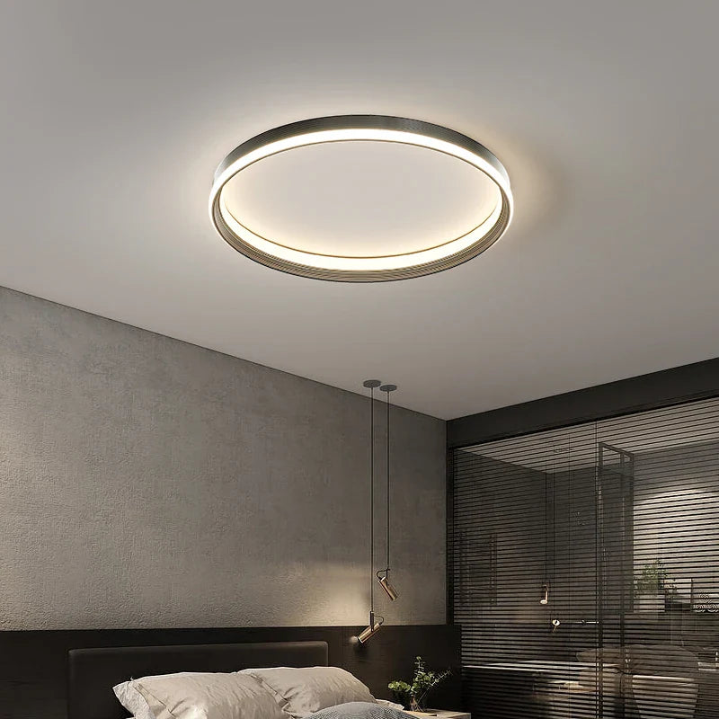 Afralia™ LED Ceiling Chandelier for Living Room Kitchen Dining Study Modern Indoor Lighting