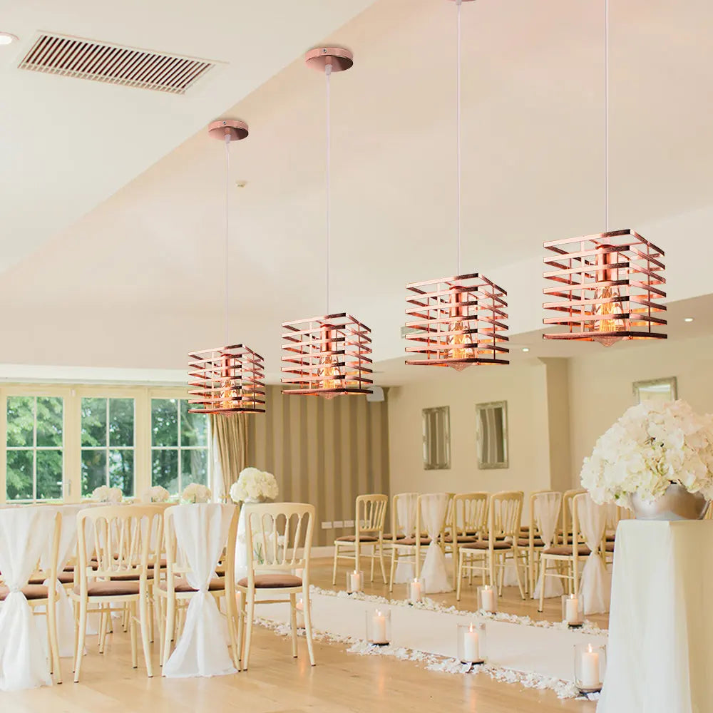 Afralia™ Industrial Vintage LED Pendant Light for Home Living Room Lighting