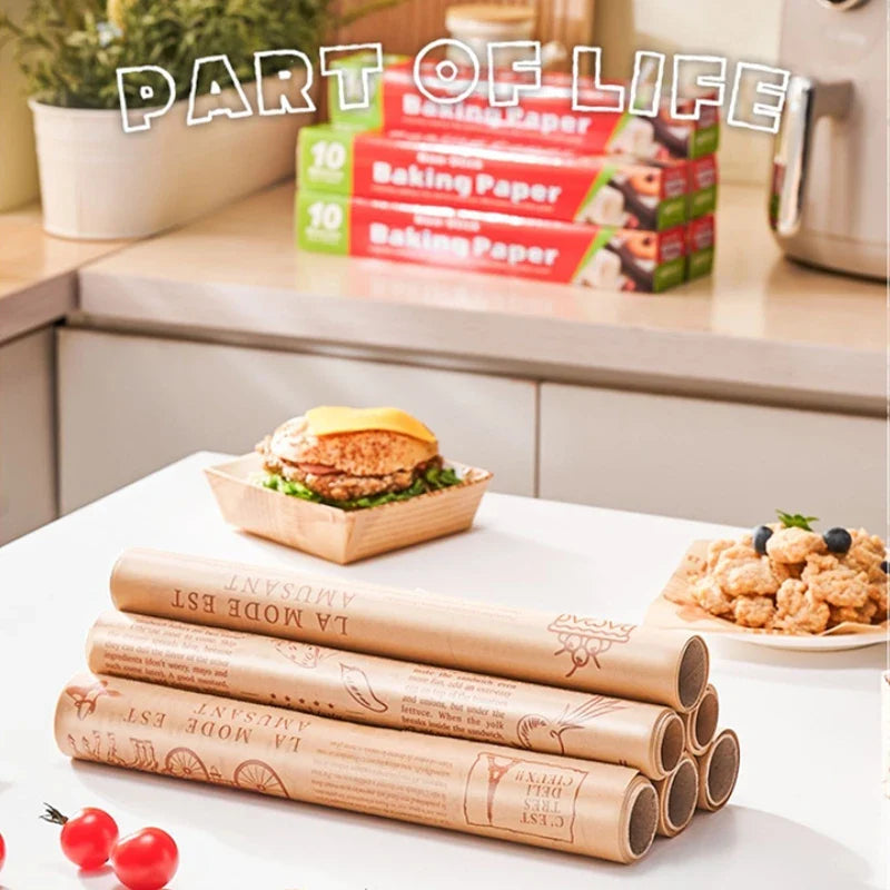 Afralia™ Grease-Resistant Baking Paper for Air Fryers and Wrapping Food
