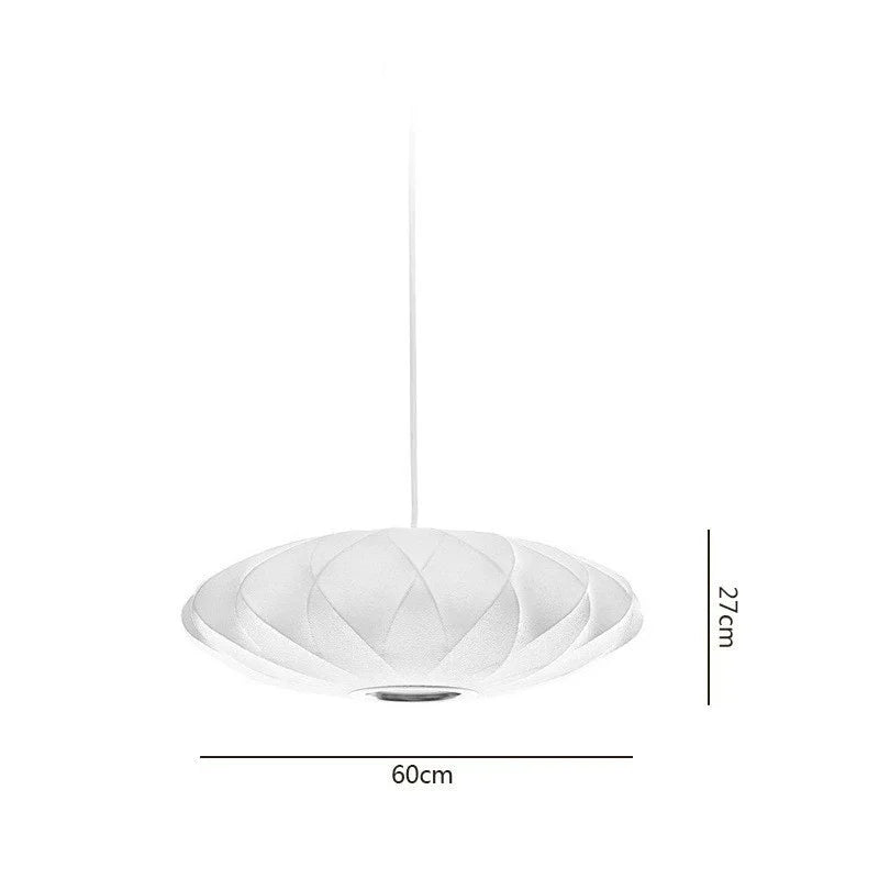 Afralia™ Bubble Silk Pendant Chandelier for Dining Living Room Kitchen Island & Bedroom
