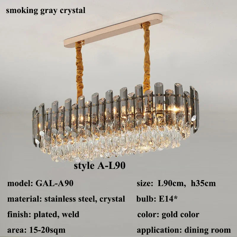 Afralia™ Gold Crystal Chandelier for Living Room Luxury Lighting Fixture