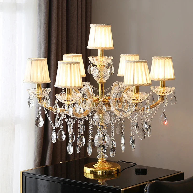 Afralia™ Crystal Table Light: Modern Luxury Nordic Indoor Lighting for Living Room Bedroom
