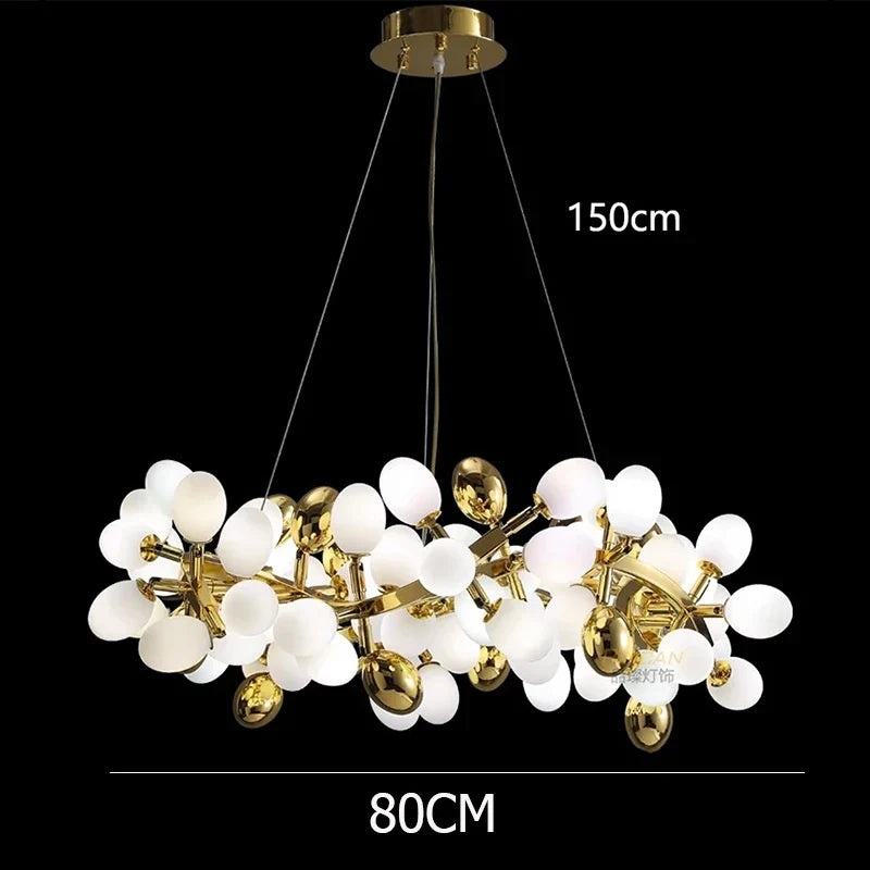 Afralia™ Modern Ceiling Chandelier for Dining & Living Room Lighting