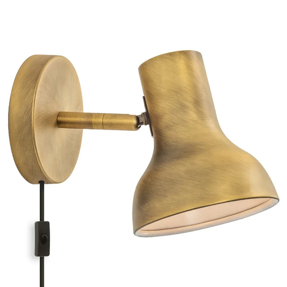 Afralia™ Gold Iron Vintage Wall Lamp, Modern American Style, LED Mirror Light E27