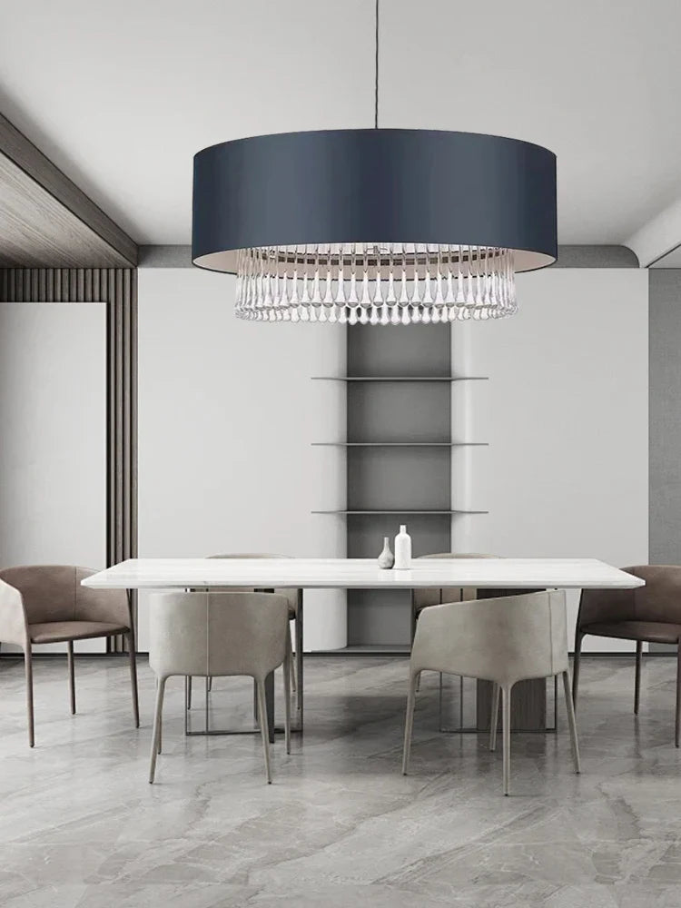 Afralia™ Crystal Pendant Chandelier with LED Lighting