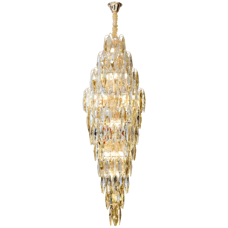Afralia™ European Duplex Crystal Chandelier for Elegant Luxury Living