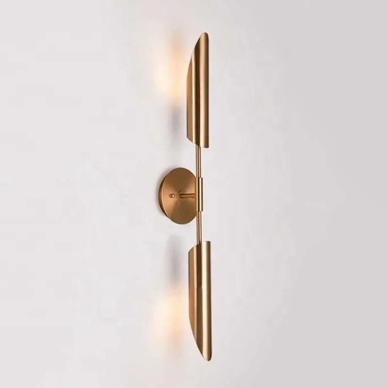 Afralia™ Golden Luxury Wall Light for Elegant American Style Interior