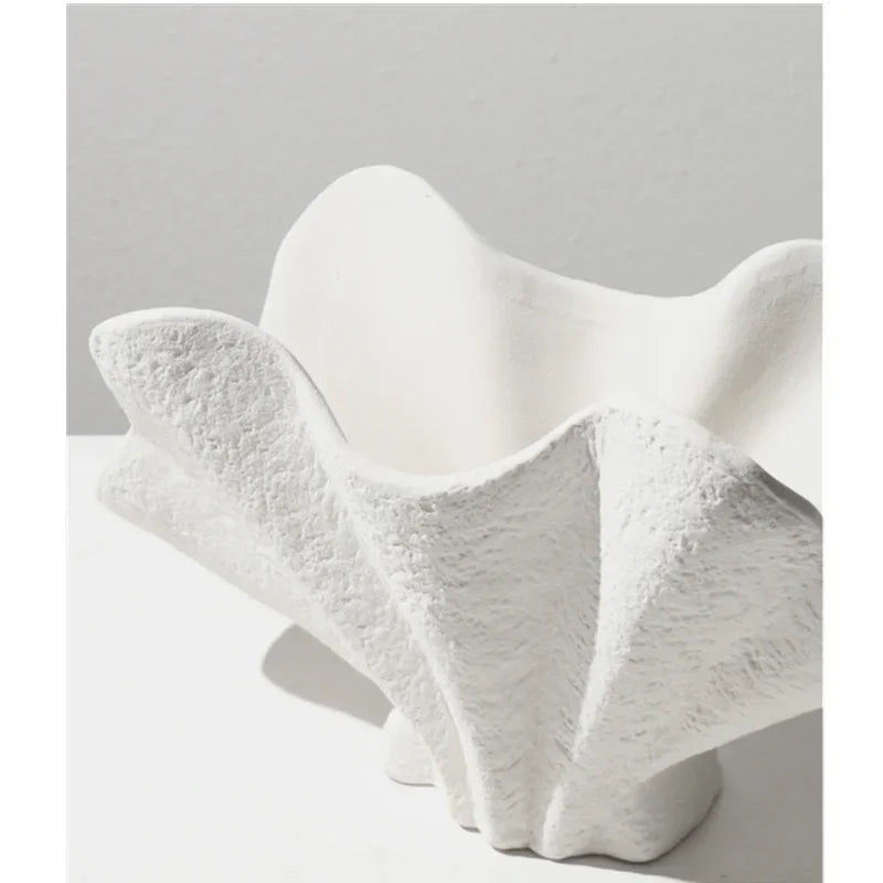 Afralia™ Wide Mouth Ceramic Vase for Stylish Flower Arrangements