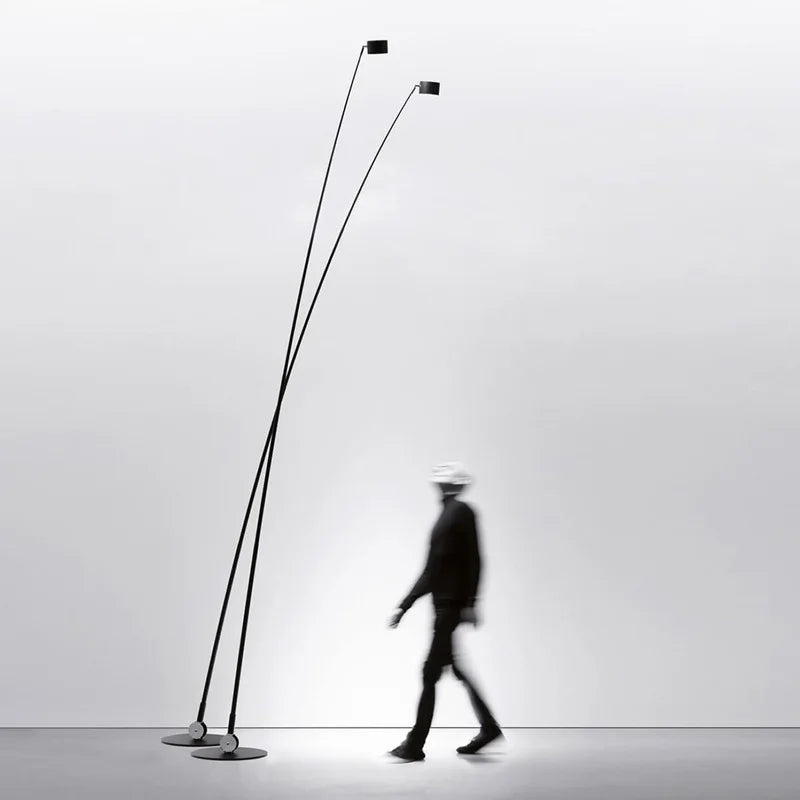 Afralia™ Nordic Sampei Floor Lamp: Minimalist LED Standing Light for Villa, Hotel, Bedroom