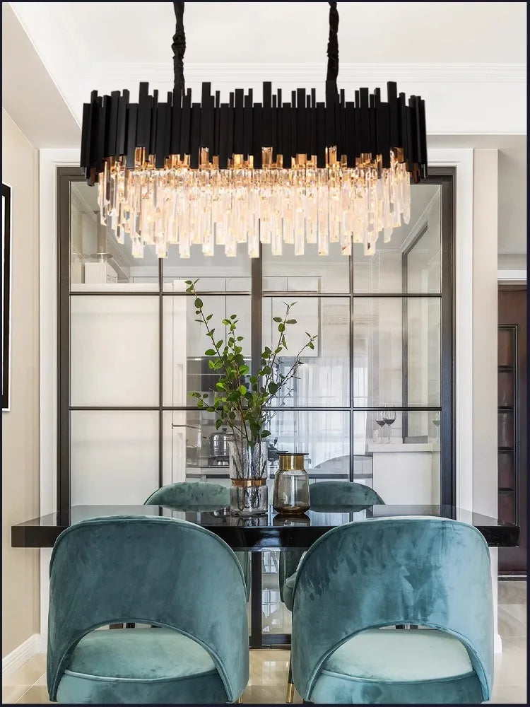 Afralia™ Gold K9 Crystal Ceiling Chandelier, Dimmable Luxury Living Room Bedroom Lighting