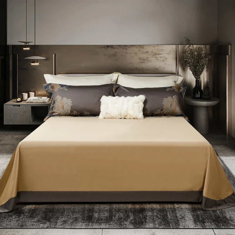 Afralia™ 1500TC Egyptian Cotton Jacquard Bedding Set - Queen/King Size Linens