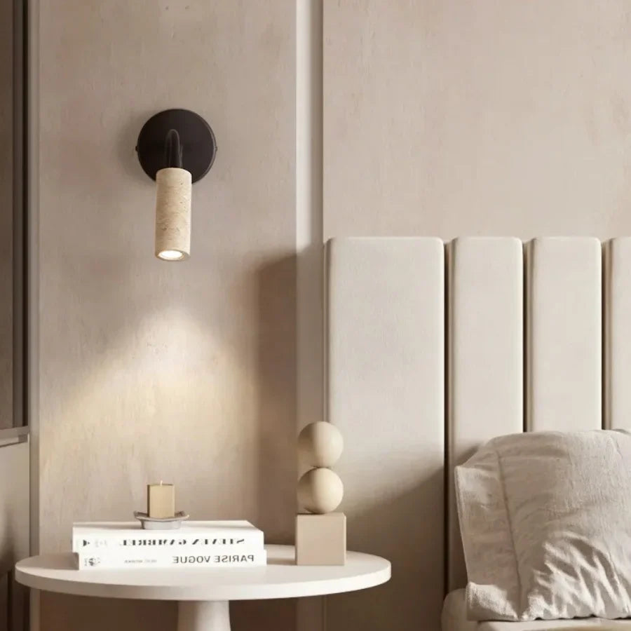 Afralia™ Yellow Cave Stone LED Wall Lamp Angle Adjustable Wall Light Fixtures