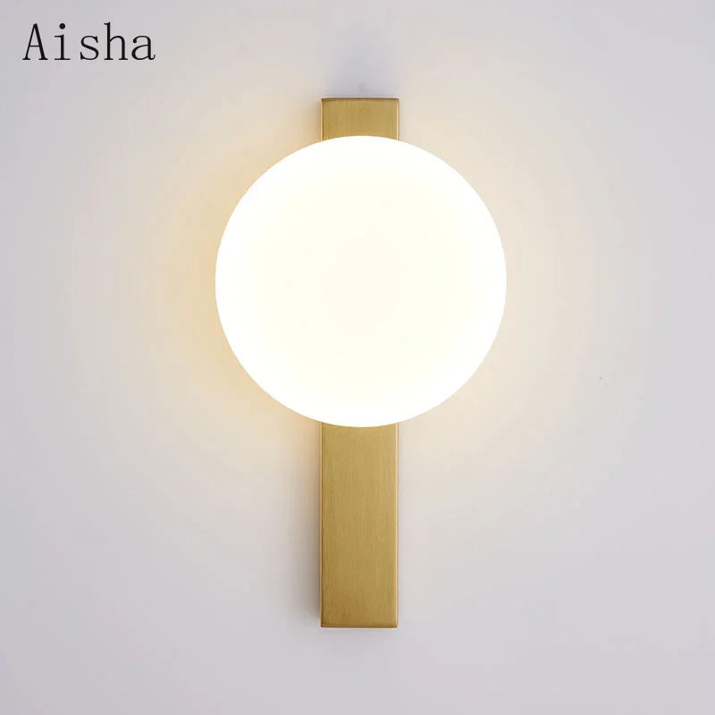 Afralia™ Nordic LED Circular Wall Lamp - Minimalist Home Lighting