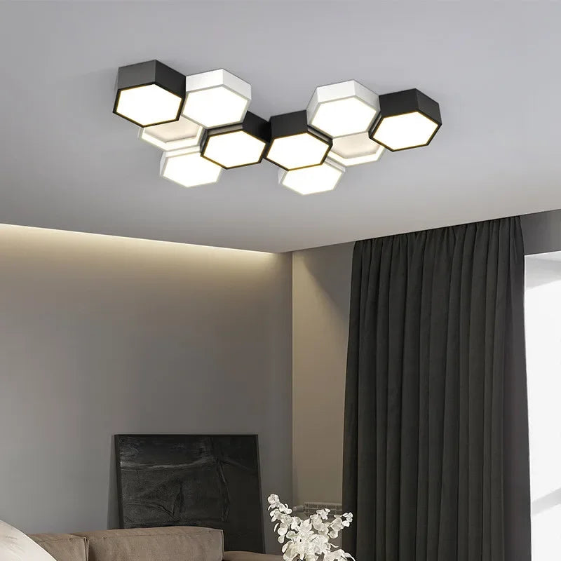 Afralia™ Smart LED Dimmable Chandelier Modern Ceiling Lamp Lighting