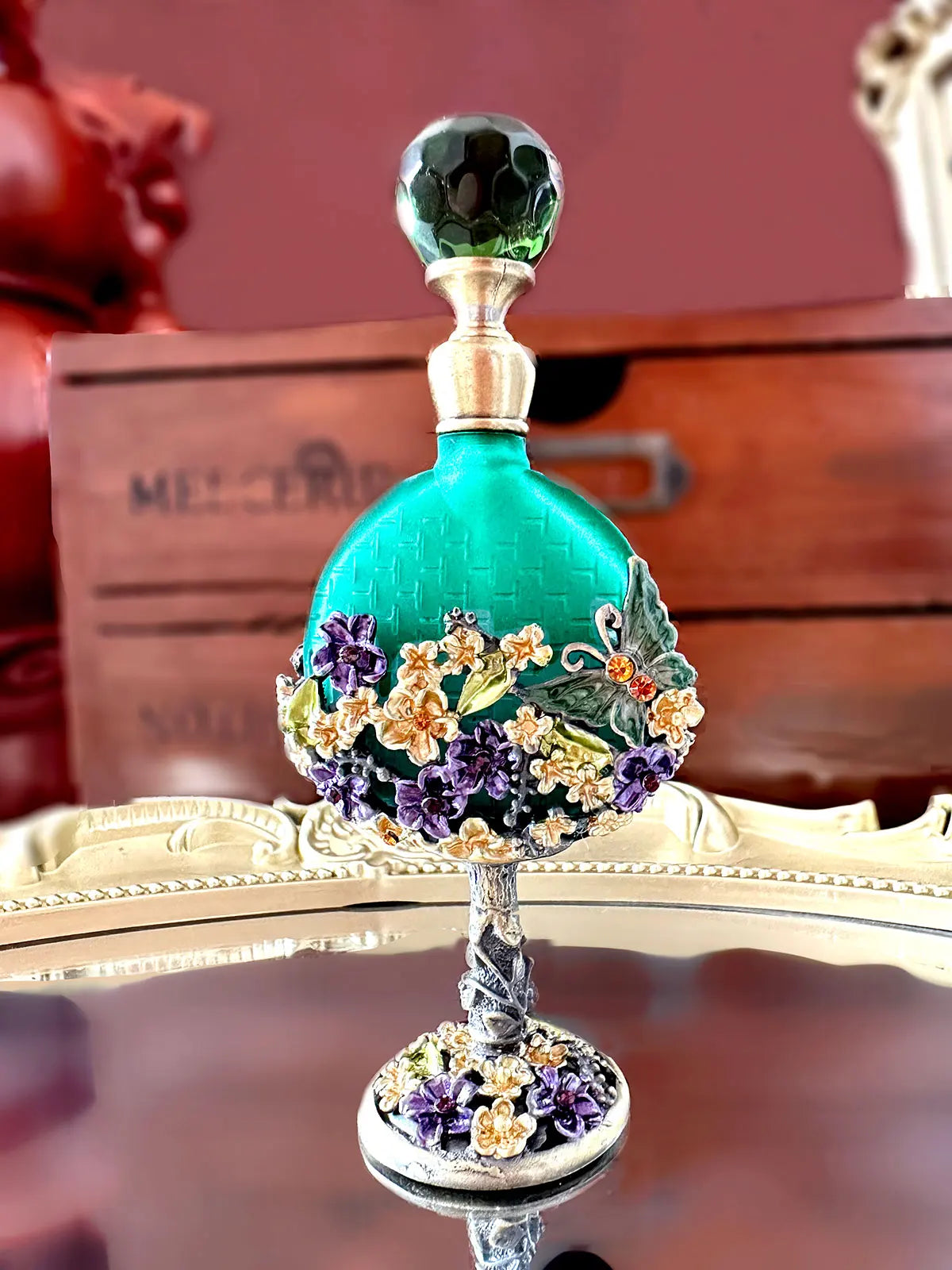 Afralia™ Glass Perfume Bottle Essential Oil Home Decor Gift