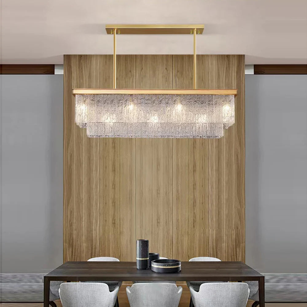 Afralia™ Crystal LED Chandelier: Minimalist Luxury Lighting for Dinning Table