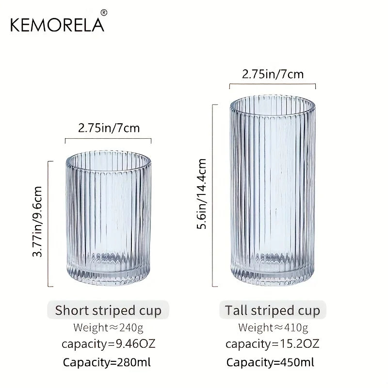 Afralia™ High Borosilicate Glass Cup - Versatile Drinkware for Home