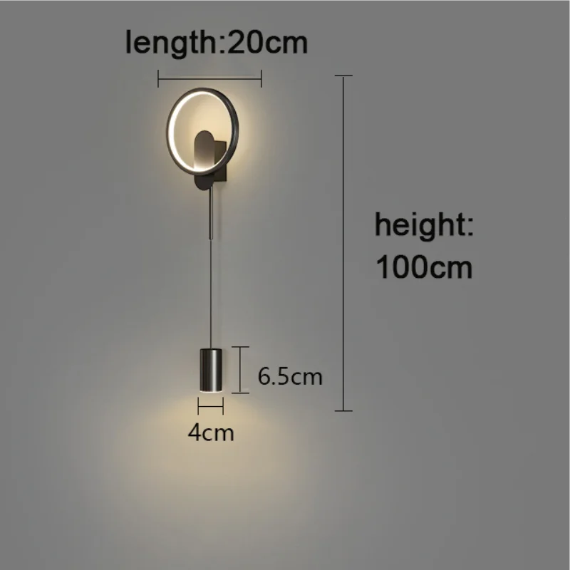 Afralia™ Metal Wall Lamp: Elegant Indoor LED Light Fixture for Home Decor, Living Room, Bedroom