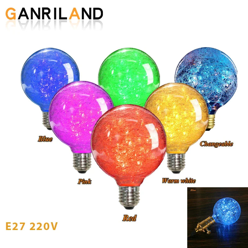 Afralia™ LED Edison Globe Bulb String Lights - Indoor Christmas Decor