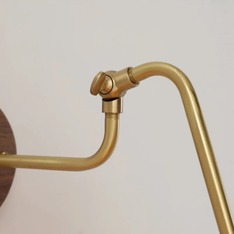 Afralia™ LED Wall Lights Up Down Rotate Pull Chain Switch Bedside Lamp Glass Canopy Fixtures