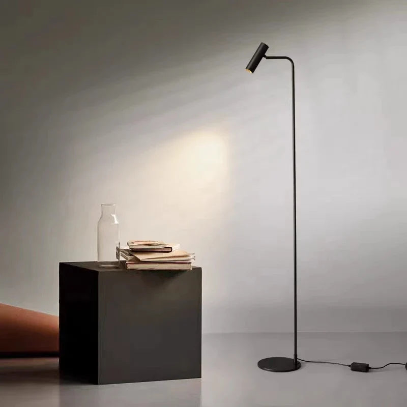 Afralia™ Brass Floor Light: Modern Rotatable Standing Lamp for Living Room, Bedroom, Hotel