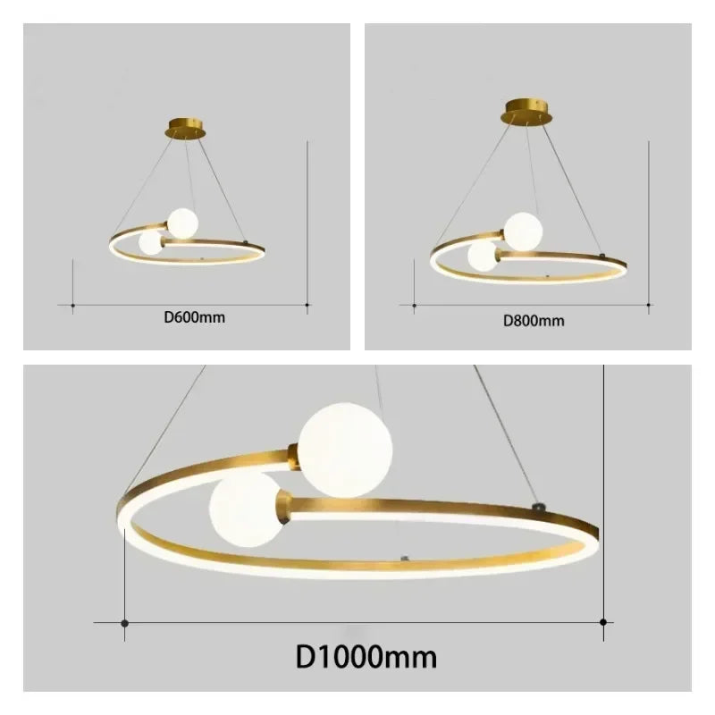 Afralia™ Iron LED Chandelier Light, Ideal for Living Room, Restaurant, Study, Kitchen, Garage