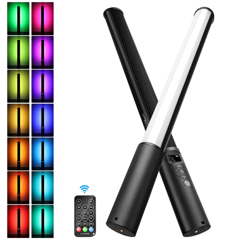 Afralia™ RGB Light Wand CRI 95+ 2500K-6500K for Studio Photo Vlog