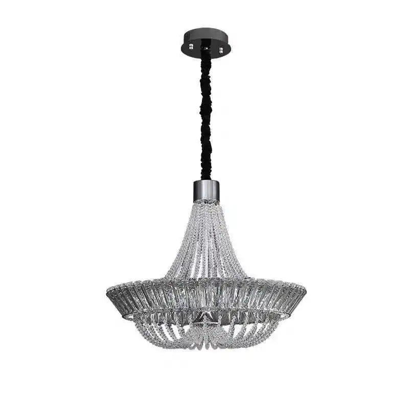 Afralia™ Crystal Chandelier Chrome/Gold for Elegant Lighting in Living Room, Restaurant, Bedroom