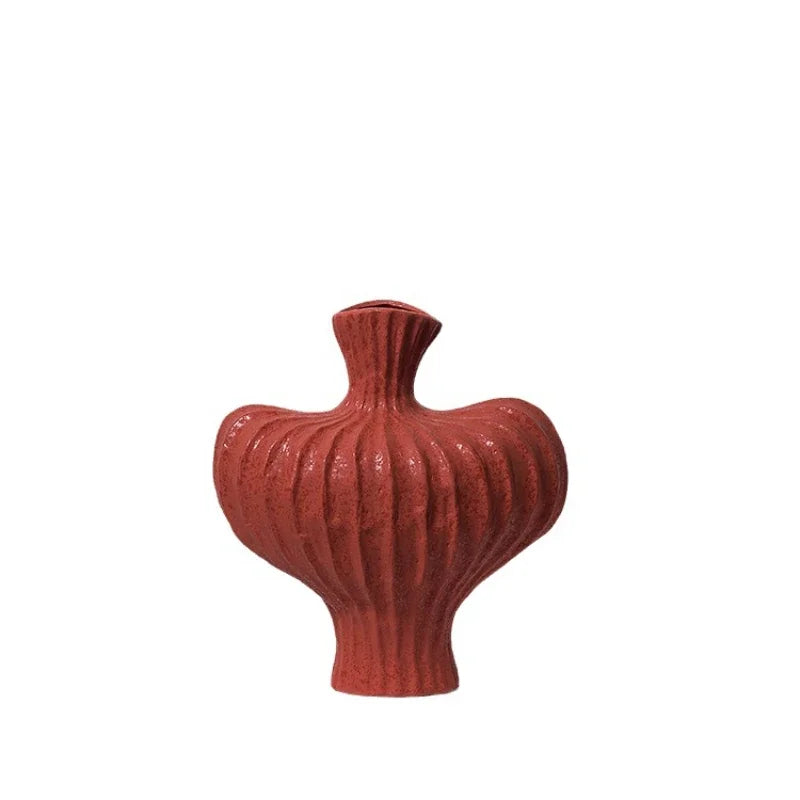 Afralia™ Fringe Heterophore Vase - Handcrafted Porcelain Floral Arrangement Ornament