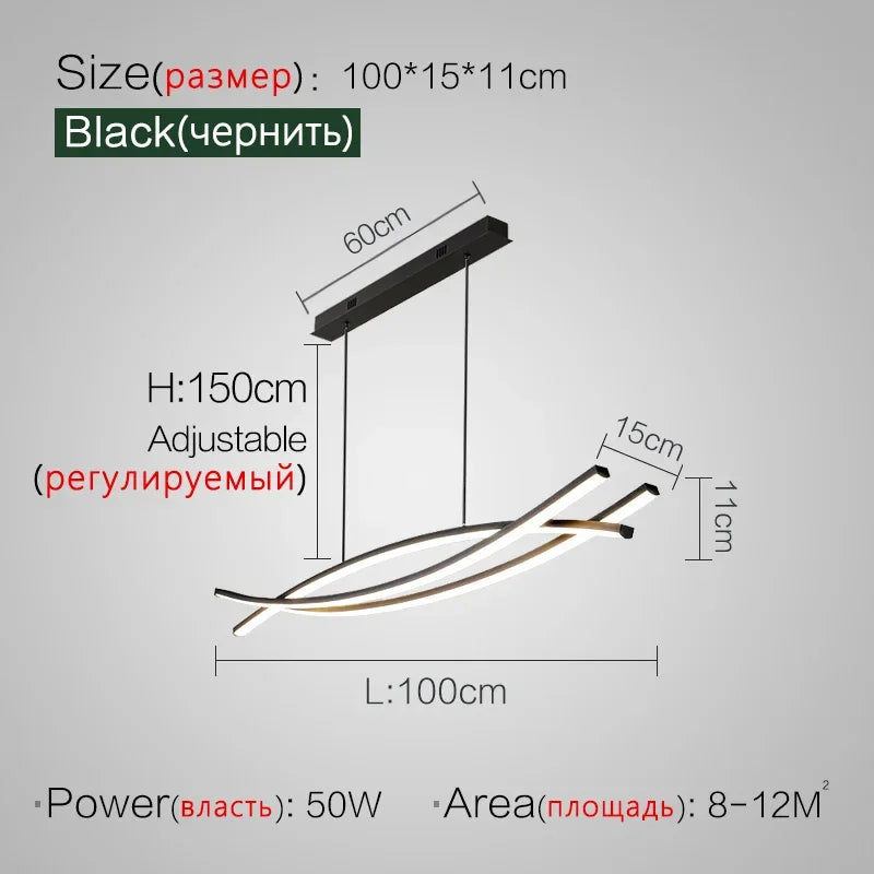 Afralia™ Nordic Luxury Chandelier: Modern & Simple Pendant Lighting for Stylish Home Décor