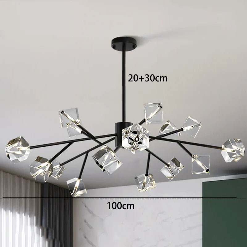 Afralia™ Modern Pendant Chandelier for Dining Room Ceiling Lighting