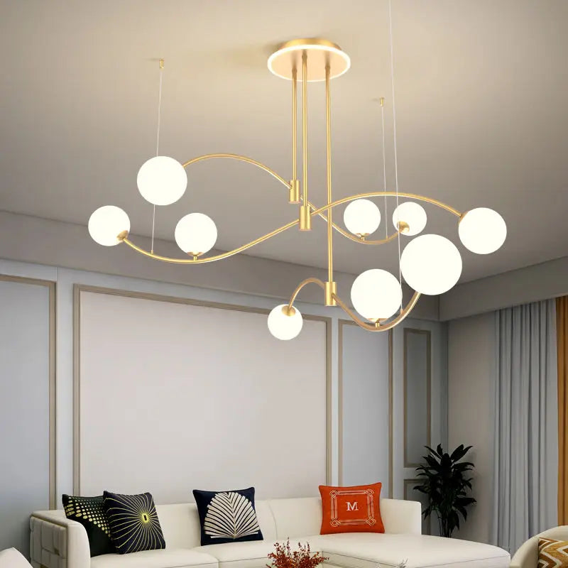 Afralia™ Nordic Modern Pendant Light for Living Room, Dining Room, Bedroom, Front Desk & Bar Counter