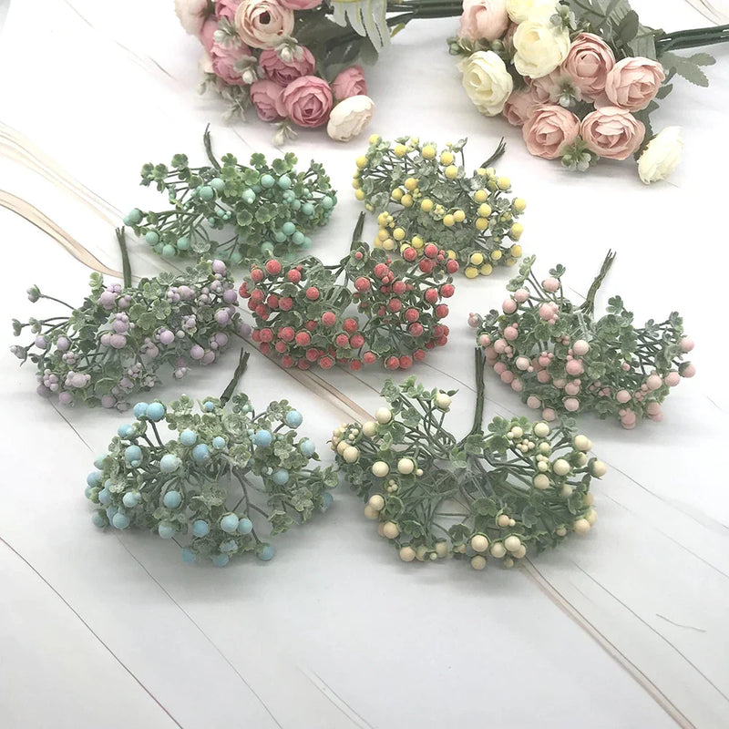 Afralia™ Foam Ball Artificial Flower Home Decoration Set