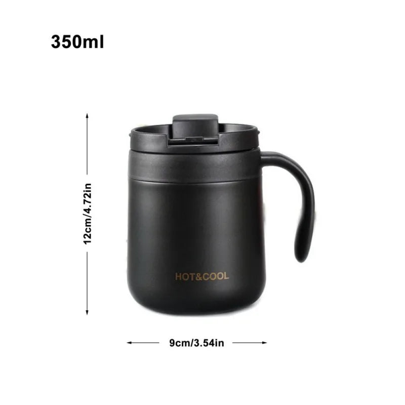 Afralia™ Stainless Steel Coffee Mug Car Thermo Leak Proof Travel Cup