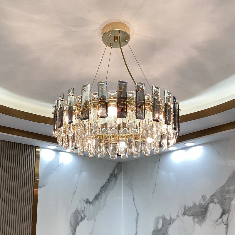 Afralia™ Modern Luxury Crystal Chandelier for Home Decor