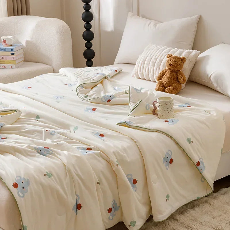 Afralia™ Cooling Summer Blanket | Soft & Breathable Natural Plant Comforter