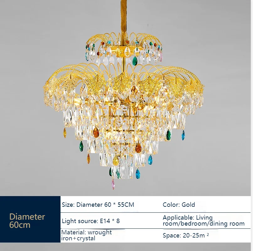 Afralia™ Luxury Crystal Chandelier for Dining Room, Study, and Bedroom