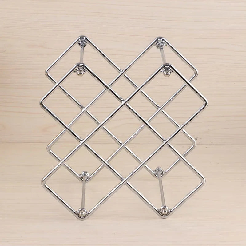 Afralia™ Wine Bottle Storage Rack Shelf Holder Display Stand Holder Support