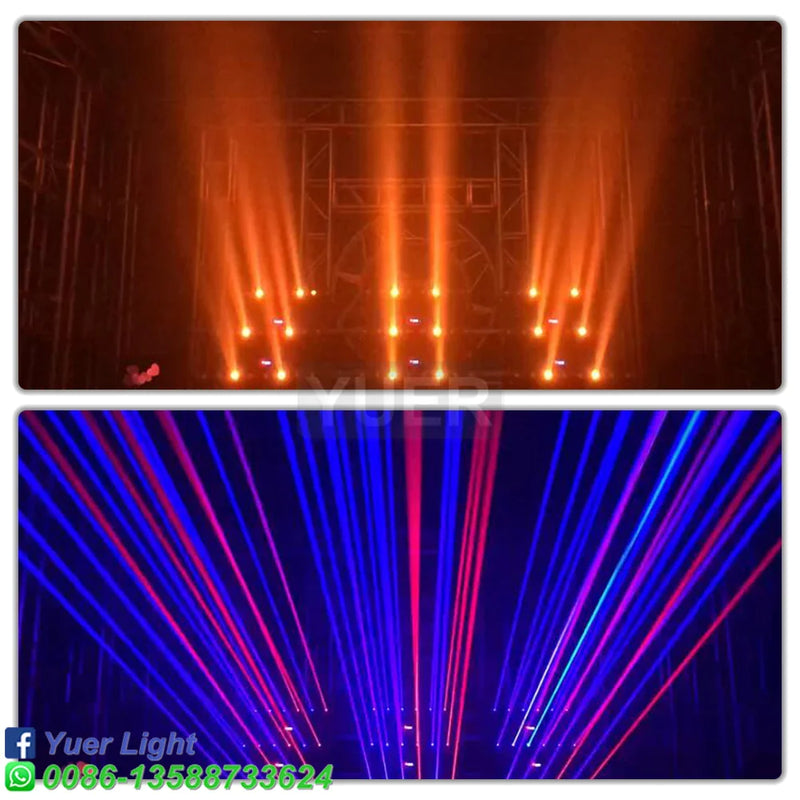 Afralia™ RGB Laser Beam Strobe Bar for DJ Disco Party Events