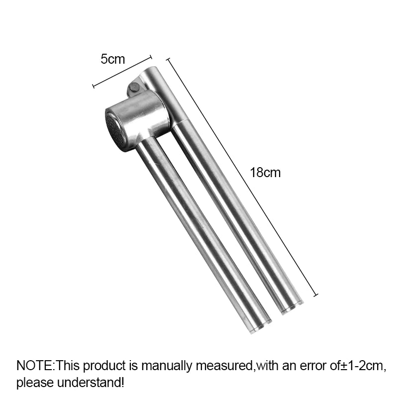 Afralia™ Stainless Steel Garlic Press Masher Squeezer Multifunctional Kitchen Tools