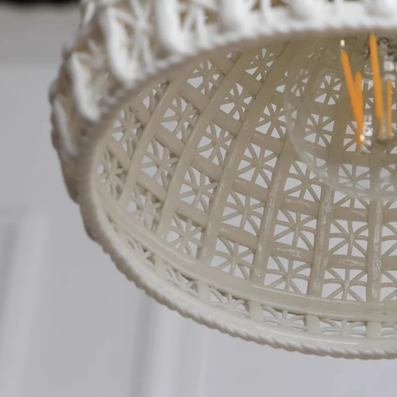 Afralia™ Nordic Ceramic Pendant Lights, Adjustable Modern Hanging Lamp for Bedroom & Dining Room