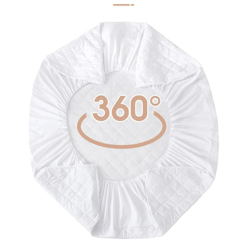 Afralia™ Quilted Waterproof Mattress Protector with Deep Pocket Fitted Sheet
