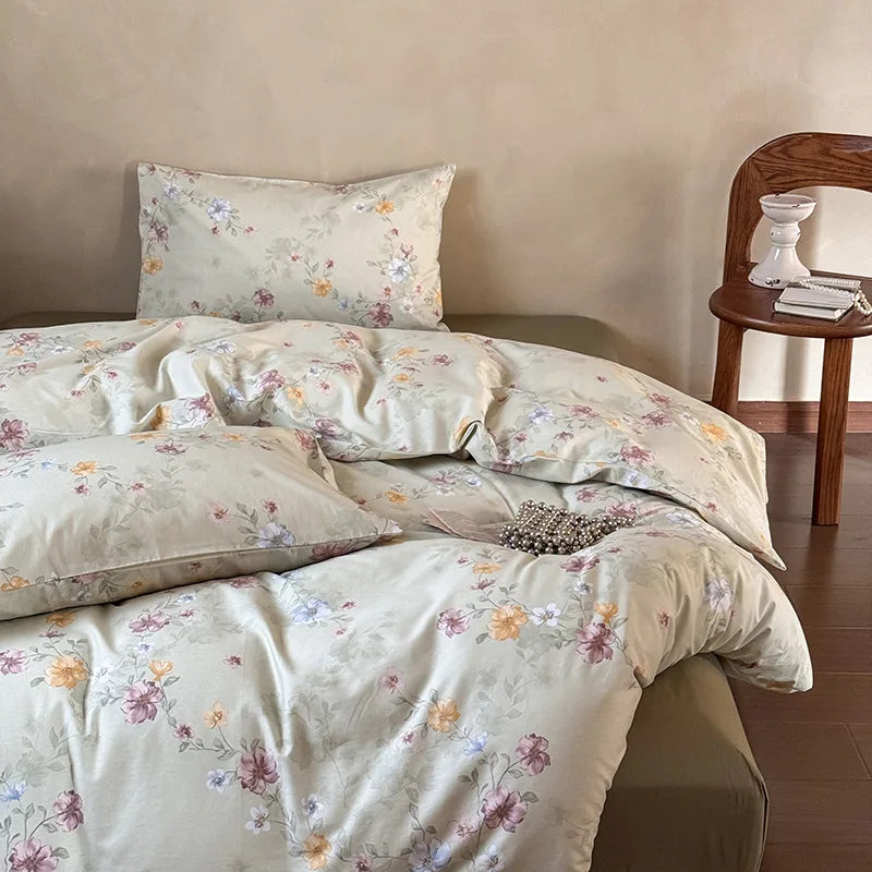 Afralia™ Floral Print Bedding Sets: Soft Comfort for All Seasons