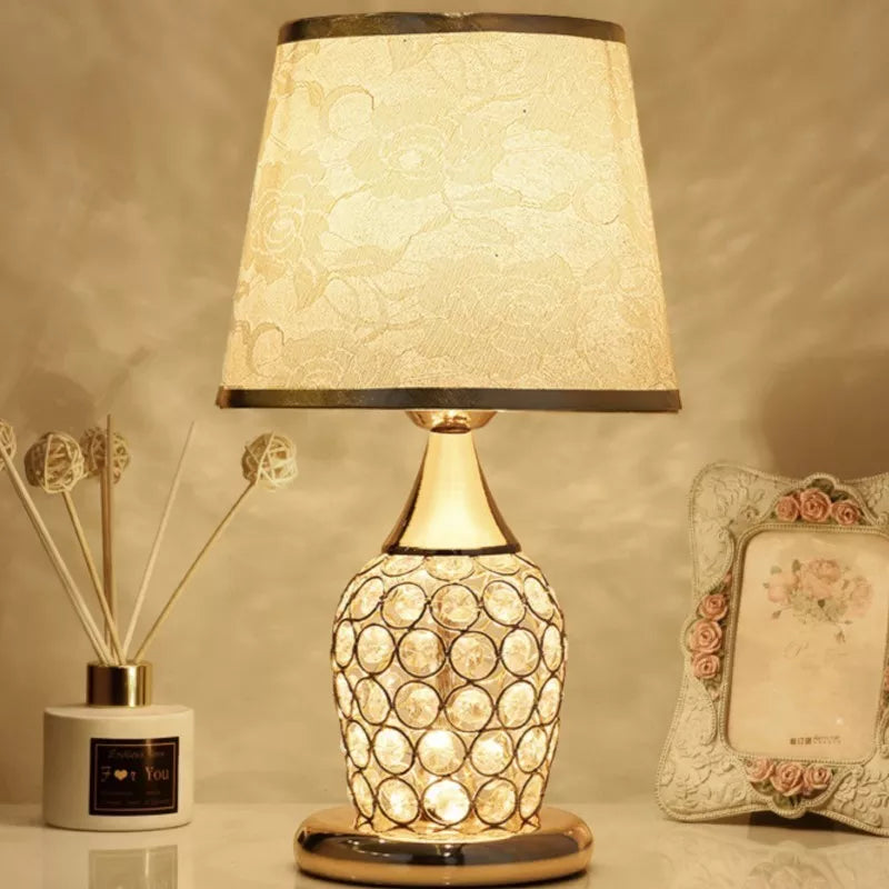 Afralia™ Crystal Bedroom Table Lamp: Modern, Romantic, Decorative Lighting