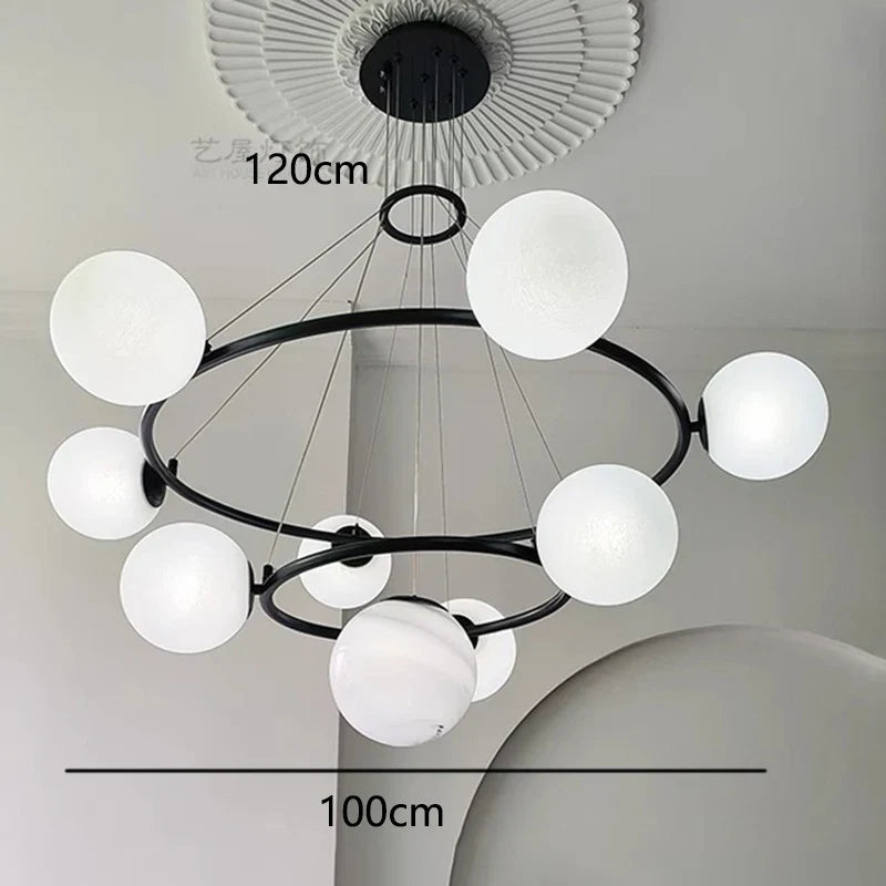 Afralia™ Modern LED Pendant Chandelier for Living and Dining Room Lighting