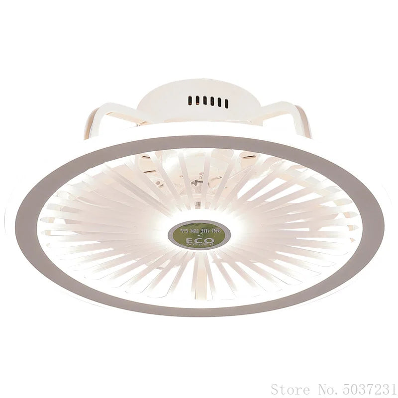Nordic Style Ceiling Fan Light for Bedroom, Living Room, Children's Room by Afralia™